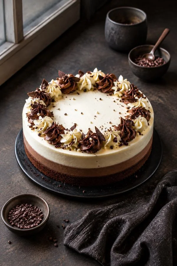 Mousses trois chocolats