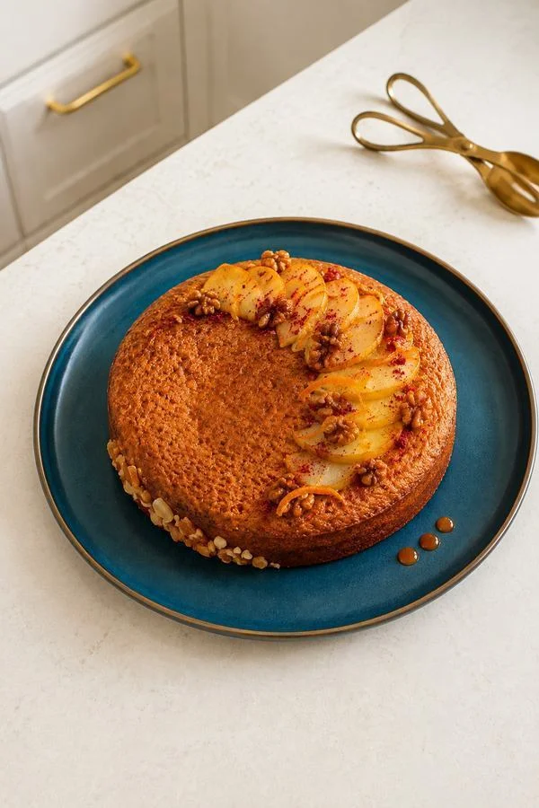 Gâteau noix caramel