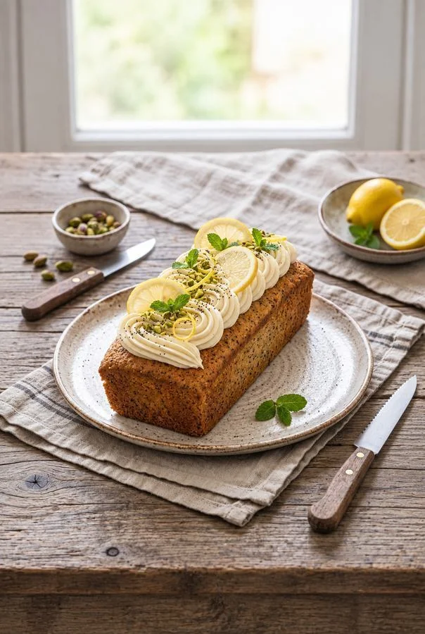 Cake citron pavot — Élégante